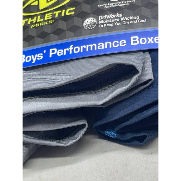 New Athletic Works Boys Boxer Briefs 5 Pair Underwear Polyester Blend S 6-7 READ - Picture 4 of 7